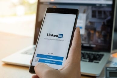LinkedIn App for Job Searching