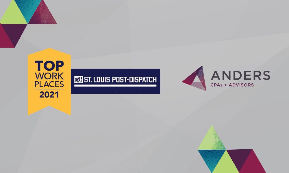 Anders Named a 2021 Top Workplace in St. Louis