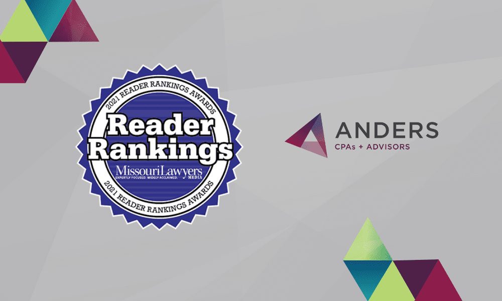 Anders Named a Top Forensic Accountant in Missouri