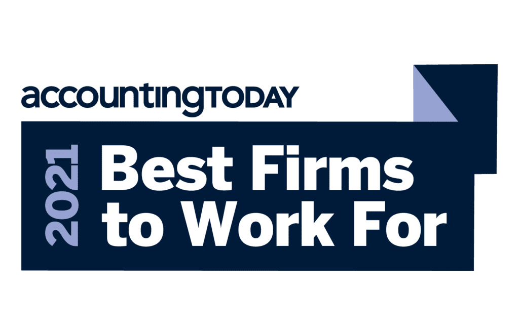 Accounting Today 2021 Best Accounting Firm to Work For