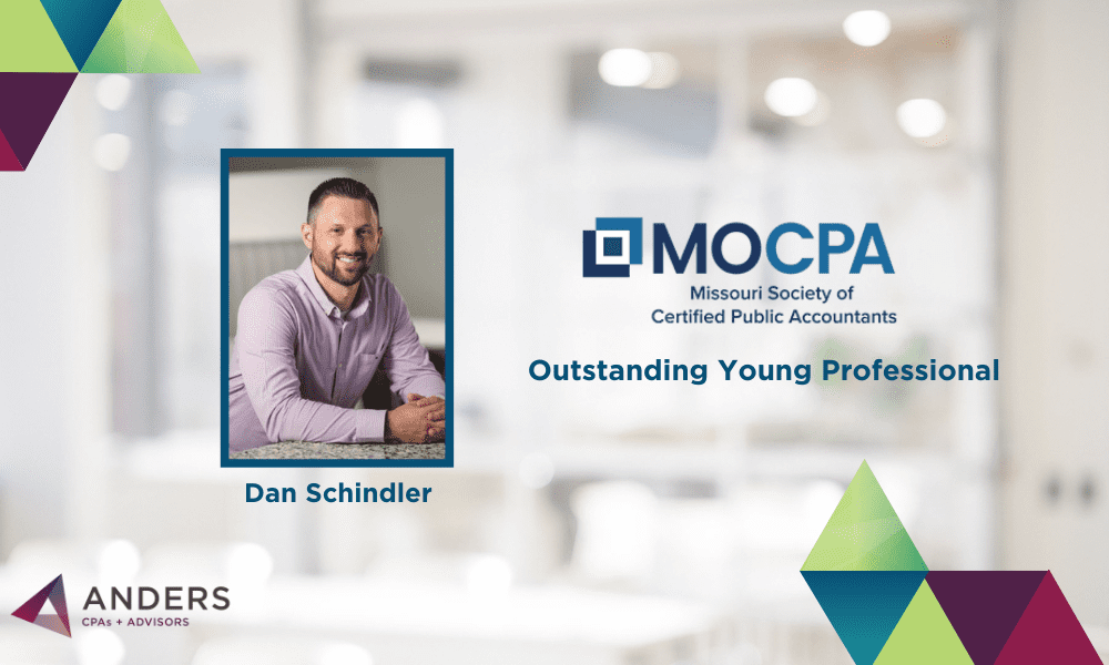 Dan Schindler MOCPA Outstanding Young Professional