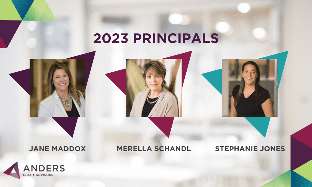 Jane Maddox, Merella Schandl and Stephanie Jones Named Principals at Anders