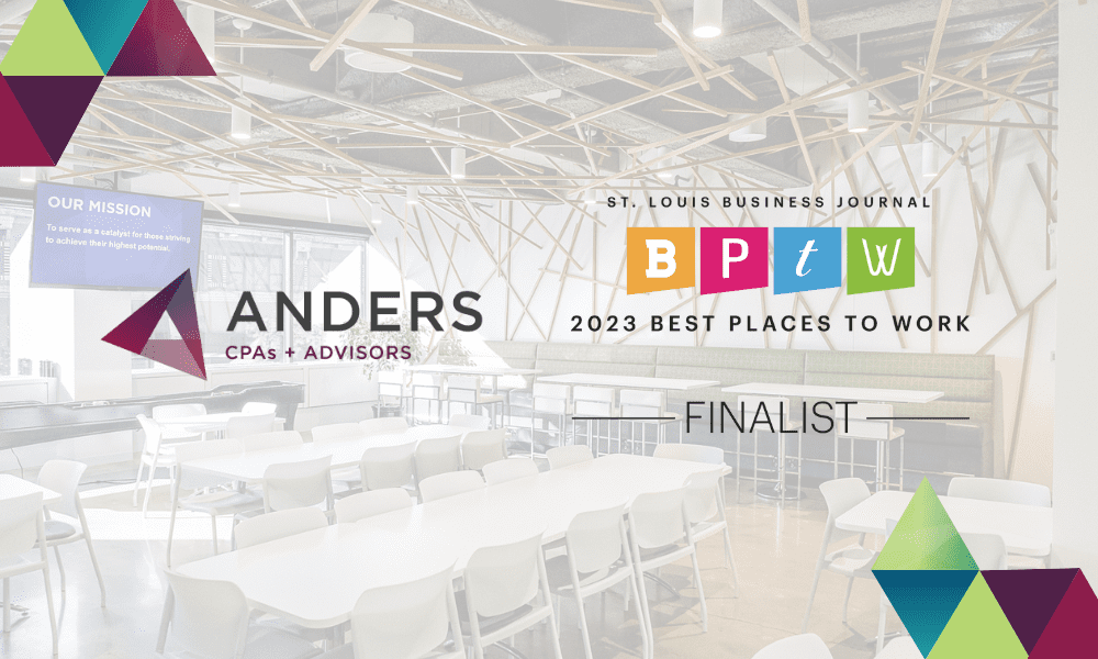 Anders Named 2023 Best Places to Work Finalist by the St. Louis Business Journal
