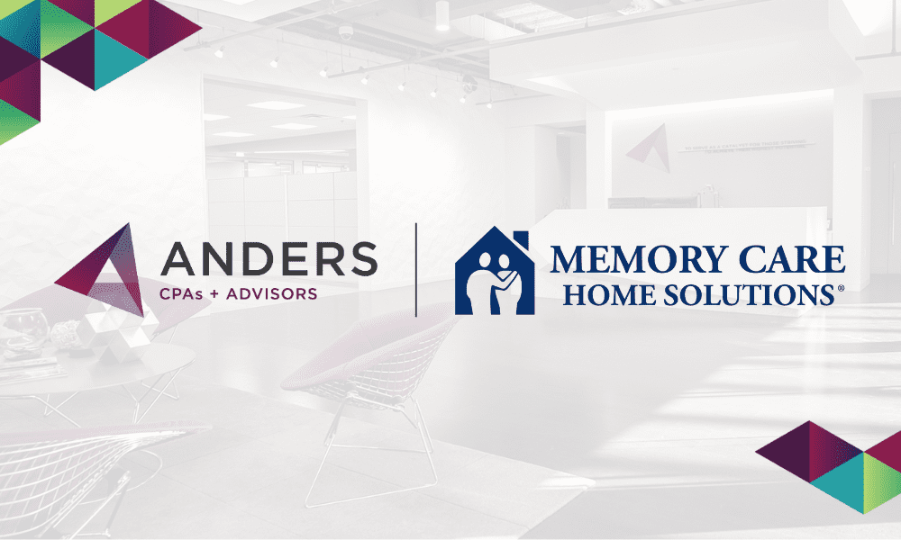 Anders Unveils 2024 Charity of Choice: Memory Care Home Solutions 