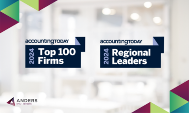 Anders Ranks #74 on Accounting Today’s Top 100 Firms List