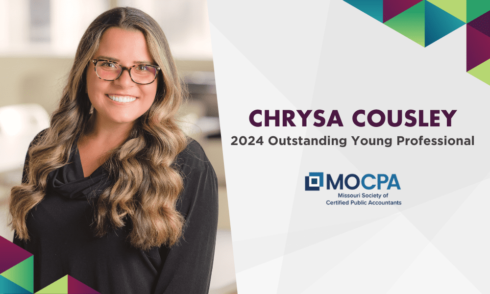 Chrysa Cousley Named 2024 MOCPA Outstanding Young Professional